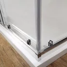 Roltechnik Sundis 80x80 szögletes zuhanykabin brillant profil átlátszó üveg N0778