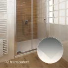 Roltechnik Sundis 80x80 szögletes zuhanykabin brillant profil átlátszó üveg N0778