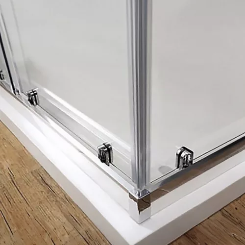 Roltechnik Sundis 80x80 szögletes zuhanykabin brillant profil átlátszó üveg N0778
