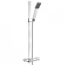 Ferro Quadro 1F zuhanyszett tartóval gégecsővel króm N110 rajza