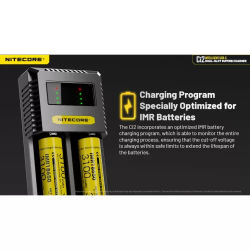 Nitecore Kellék Akkumulátor Töltő CI2