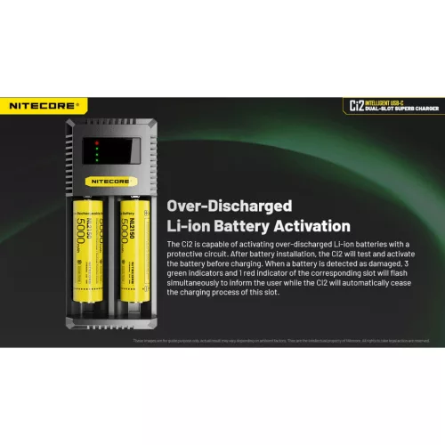 Nitecore Kellék Akkumulátor Töltő CI2