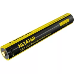   Nitecore Kellék Akkumulátor NL1416R USB-C (1600 mAh) 3,7V MT2A PRO-hoz