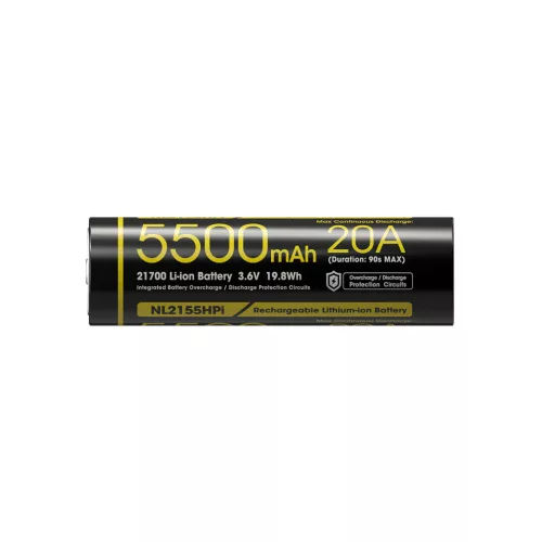 Nitecore Kellék Akkumulátor 21700 NL2155HPi 5500mAh 3,6V B1