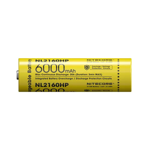 Nitecore Kellék Akkumulátor 21700 NL2160HP 6000mAh 3,6V B1