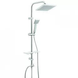 Ferro Squerto Lux zuhanyrendszer csaptelep nélkül NP24 rajza