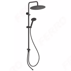   Ferro wizard pro black zuhanyszett fejzuhannyal fekete (NP47-BL)