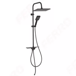 Ferro zuhanyszett kanto black vl fekete (NP94VL-BL)