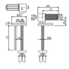 Alcaplast P098 WC Softclose zsanér fém (P098)