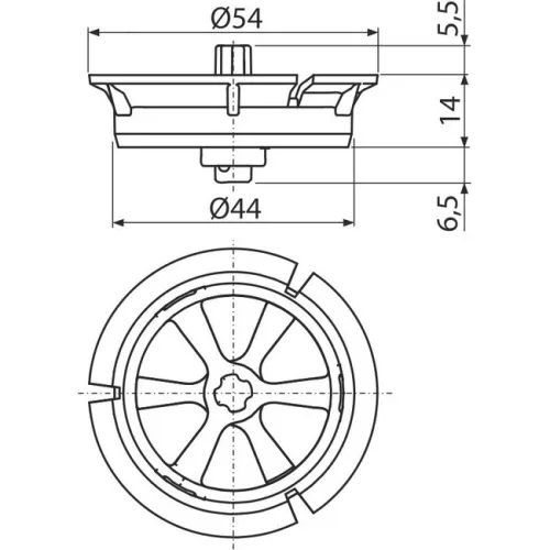 Alcaplast P115 vízáramlás szabályozó P115