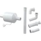 Alcaplast P128 ventillátor falsík alatti rendszerekhez szagelszívó P128 rajza