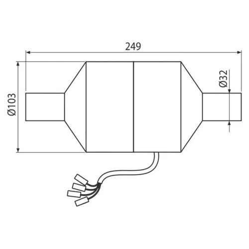 Alcaplast P128 ventilátor falsík alatti rendszerekhez szagelszívó (P128)