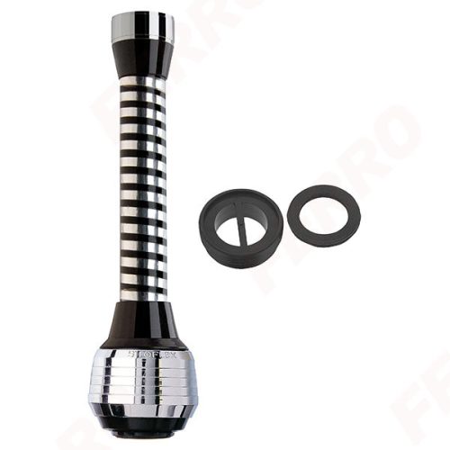 Ferro 2 funkciós hosszú vízsugárszabályzó, fekete/króm fekete/króm (P1314-W)