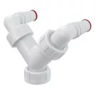 Alcaplast P148Z mosógép szifon dupla csonk fehér (P148Z)