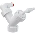 Alcaplast P149Z mosógép szifon dupla csonk fehér (P149Z)