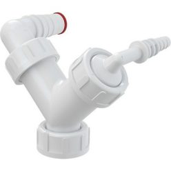 Alcaplast P149Z mosógép szifon dupla csonk fehér (P149Z)