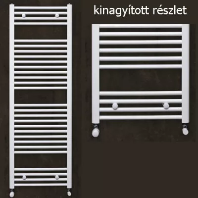 Zehnder törölközőszárítós radiátor egyenes fehér 1800x500 (PBZ-180-050)