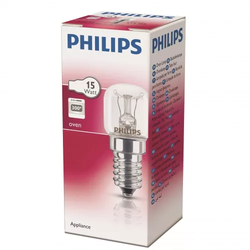 PHILIPS - Izzó sütőizzó hőálló 15,4W/ 230V E14foglalat világos (924196244441)