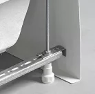 Polysan DEEP szögletes mély zuhanytálca lábszerkezettel, 160x75x26cm