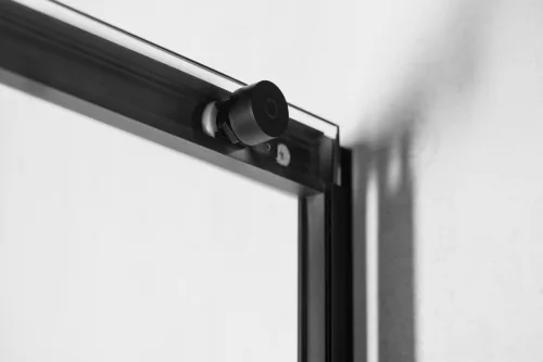 Polysan ALTIS LINE BLACK szögletes zuhanykabin, 1200x900mm, jobbos/balos