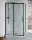 Polysan ALTIS LINE BLACK szögletes zuhanykabin, 1100x900mm, jobbos/balos