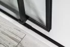 Polysan ALTIS LINE BLACK szögletes zuhanykabin, 1100x900mm, jobbos/balos