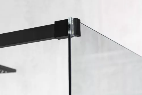 Polysan ALTIS LINE BLACK szögletes zuhanykabin, 1300x800mm, jobbos/balos