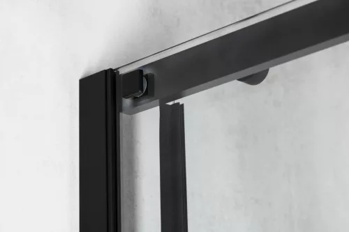 Polysan ALTIS LINE BLACK szögletes zuhanykabin, 1300x900mm, jobbos/balos