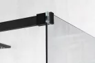 Polysan ALTIS LINE BLACK szögletes zuhanykabin, 1300x900mm, jobbos/balos