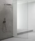 Polysan ARCHITEX LINE beépítési szett padlóhoz, falhoz, plafonhoz, jobbos, 1615x2105mm, polírozott alumínium