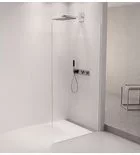 Polysan ARCHITEX LINE beépítési szett padlóhoz, falhoz, 1615x2105mm, polírozott alumínium