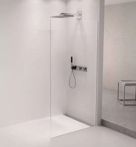 Polysan ARCHITEX LINE beépítési szett padlóhoz, falhoz, 1615x2105mm, polírozott alumínium