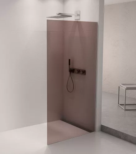 Polysan ARCHITEX LINE beépítési szett padlóhoz, falhoz, 1615x2105mm, polírozott alumínium