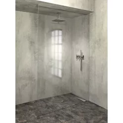 Polysan ARCHITEX LINE rögzítő szett padlóhoz, falhoz, 1615x2600mm, polírozott alumínium