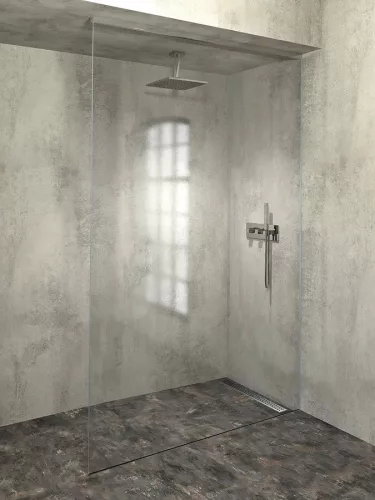 Polysan ARCHITEX LINE rögzítő szett padlóhoz, falhoz, 1615x2600mm, polírozott alumínium