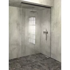 Polysan ARCHITEX LINE rögzítő szett padlóhoz, falhoz, 1615x2600mm, matt fekete