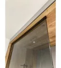 Polysan ARCHITEX LINE rögzítő szett padlóhoz, falhoz, 1615x2600mm, matt fekete