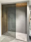 Polysan ARCHITEX LINE rögzítő szett padlóhoz, falhoz, 1615x2600mm, matt fekete