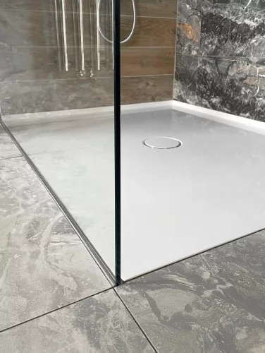 Polysan ARCHITEX LINE rögzítő szett padlóhoz, falhoz, 1615x2600mm, polírozott alumínium
