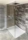 Polysan ARCHITEX LINE rögzítő szett padlóhoz, falhoz, 1615x2600mm, polírozott alumínium