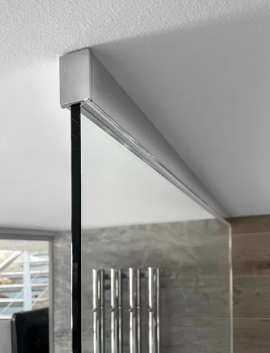 Polysan ARCHITEX LINE rögzítő szett padlóhoz, falhoz, 1615x2600mm, polírozott alumínium
