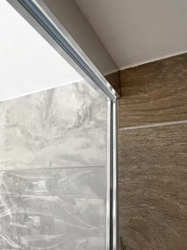 Polysan ARCHITEX LINE rögzítő szett padlóhoz, falhoz, 1615x2600mm, polírozott alumínium