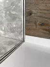 Polysan ARCHITEX LINE rögzítő szett padlóhoz, falhoz, 1615x2600mm, polírozott alumínium