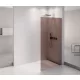 Polysan ARCHITEX CHROM zuhanyfal, 1062mm, barna üveg