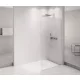 Polysan ARCHITEX CHROM zuhanyfal, 1462mm, flutes üveg