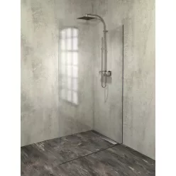 Polysan ARCHITEX LINE beépítési szett padlóhoz, falhoz, max:1200mm, matt fekete
