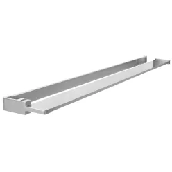Polysan Walk-in falra szerelhető zuhanypolc törölközőtartóval, 60-140cm, króm