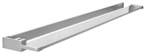 Polysan Walk-in falra szerelhető zuhanypolc törölközőtartóval, 60-140cm, króm