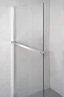 Polysan Walk-in falra szerelhető zuhanypolc törölközőtartóval, 60-140cm, króm