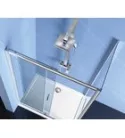 Polysan EASY LINE zuhanyajtó oldalfallal, jobbos/balos, 1200x700mm, transzparent üveg